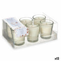 Scented Candle Set Acorde Cotton Glass (12 Units)-0